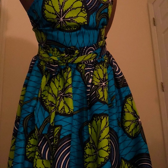 Crop top Scarf & Maxi Skirt Set (African print/ Ankara) - Picture 11 of 11